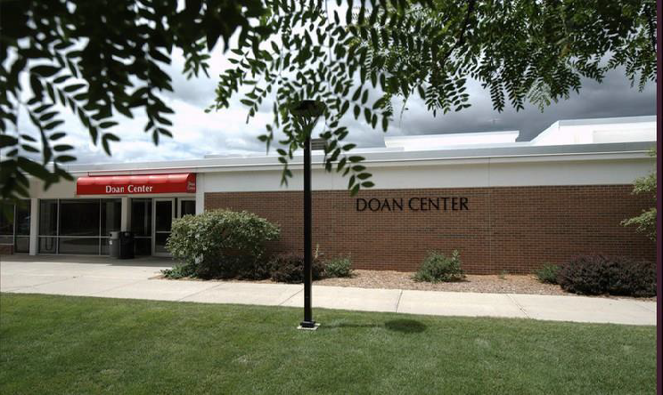 Exterior of Doan Center
